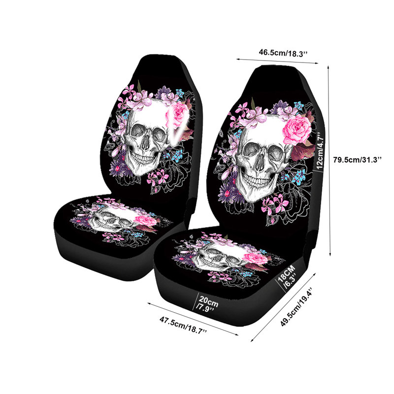 2pc Universal Car Seat Protector Cushion Cover Mat Pad Breathable