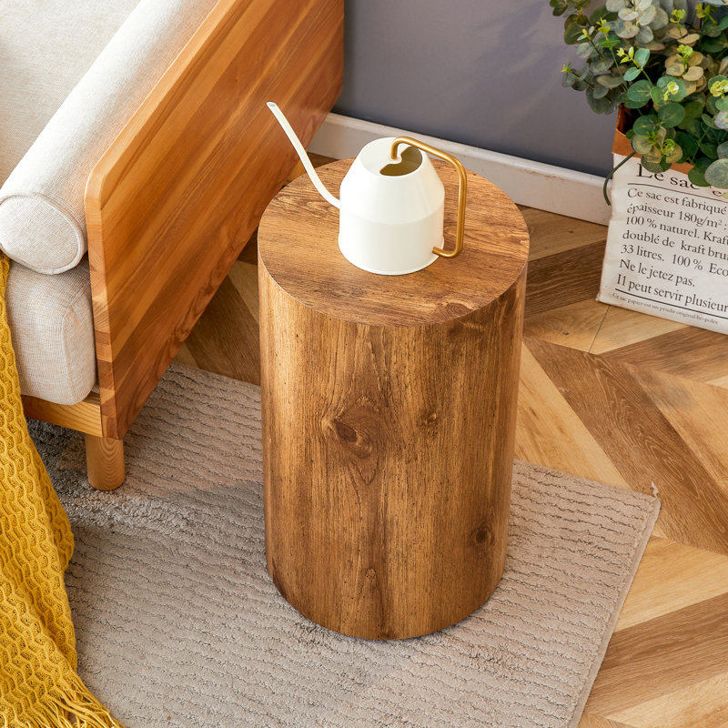 Petite table basse, H 19,72 po x L 12,02 po x l 12,02 po, Bois