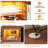 70'' Floating Fireplace Tv Stand With 36" Electric Fireplace, Led Light Entertainment Center With Storage, Wall Mounted Media Tv Console With Glass Door For Living Room-1884644836