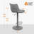 Adjustable Swivel Barstools with Backs-221178033