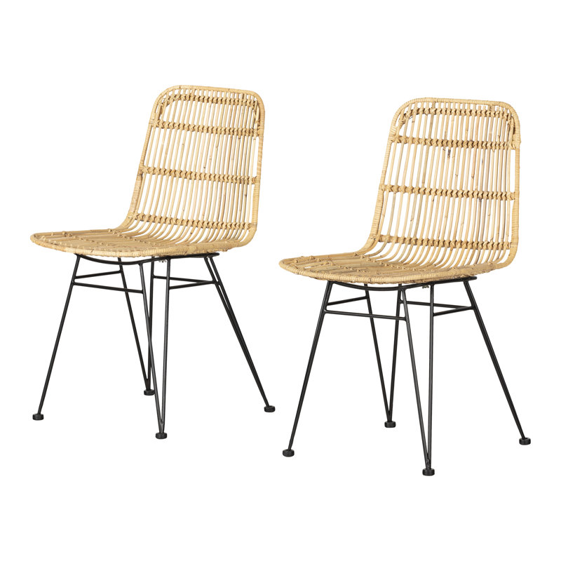 Chaise d'appoint en tissu d'ameublement balkanique jaune, Noir/jaune