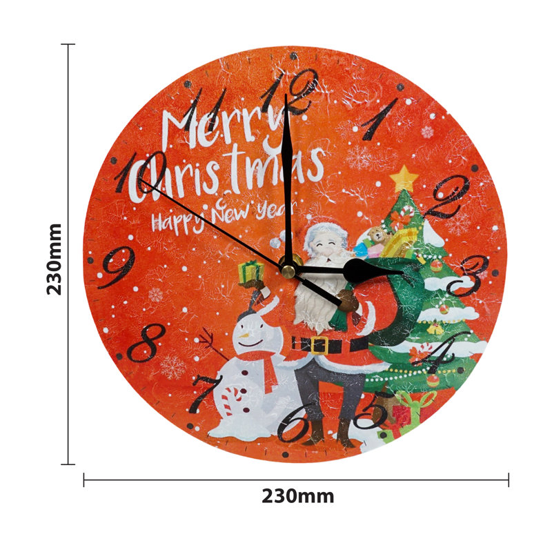 Biller Manufactured Wood Wall Clock