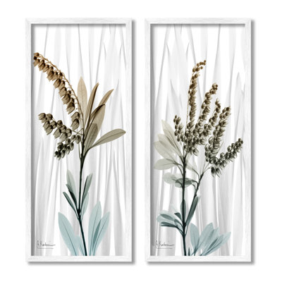 «Modern Snowdrops Flowers», 2 pièces par Albert Koetsier
