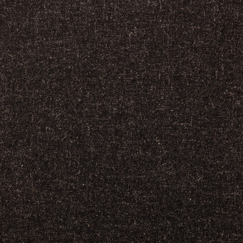 Sage Upholstered Dining Chair, Black Linen Blend, Brushed Ebony Beech
