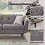 Ensemble de canapé-lit 65 po avec 2 fauteuils d'appoint rembourrés et capitonnés-1162127936