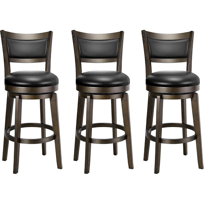 Tabourets de bar pivotants à hauteur de comptoir, chaises de cuisine et de salle à manger modernes