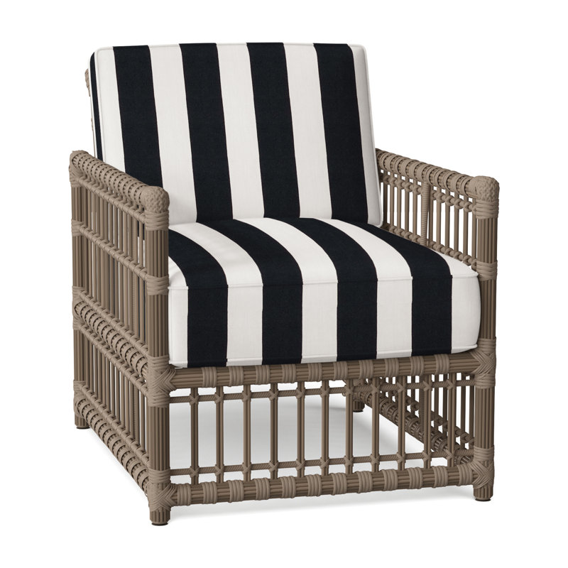 Fauteuil Newport - toile de jute, Welt, Cabana à rayures minuit, Toile de jute Newport # 66