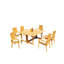 Goa Outdoor 7 - Piece Teak Dining Set