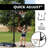 Lifetime Height Adjustable Portable Basketball Hoop (46" Polycarbonate Backboard)