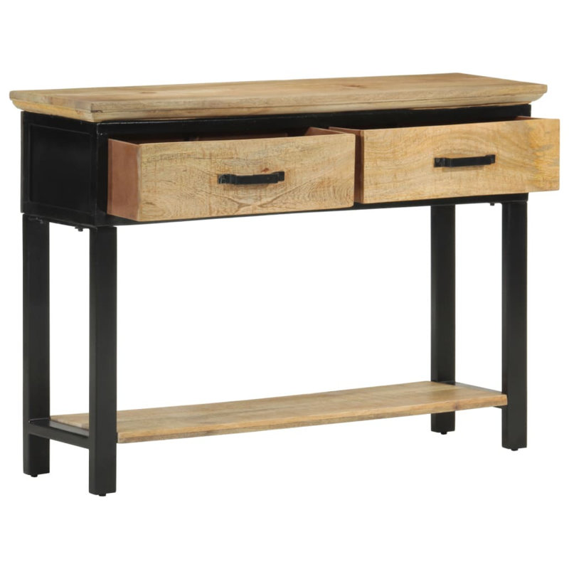 Netta 110cm Solid Wood Top Console Table