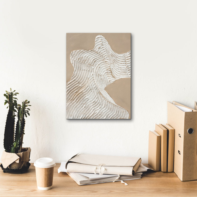 «Raw Shape 3» par Design Fabrikken, art mural sur toile, H 16 po x l 12 po