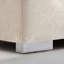 Canapé modulaire en chenille crème et blanc-2027839556