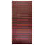 Très grand tapis indien tissé à plat rouge sur fond rouge Dhurrie