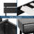 2-Pcs Bedroom Set – Solid Wood Queen Platform Bed Frame & Matching Nightstand, Mid-Century Modern, Black Ristretto Finish, 800 lbs Capacity, No Box Spring Needed-91715924-91715923