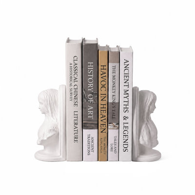 Serre-livres en résine Aria Veiled Maiden