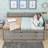 Wood Daybed with Drawers and Shelves-1807396032-1807396035