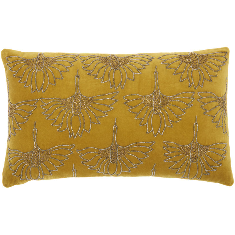 Sequined Throw Pillow, Gold