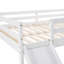 Lit mezzanine avec glissade et conception multifonctionnelle