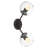 AAEC18357EEA4A999E5134E088086BC2 Meridian 7 In. 2-Light Incandescent Wall Sconce