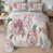Motif floral rose