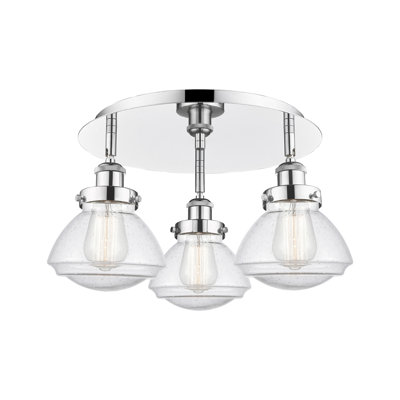 Almarosa Glass Flush Mount