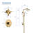 Circular Pressure Balanced 2-Function Shower Column with Rough In Valve-116826302