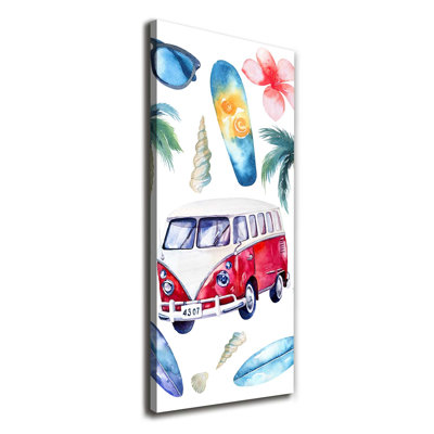 Surfer Set - Wrapped Canvas Print