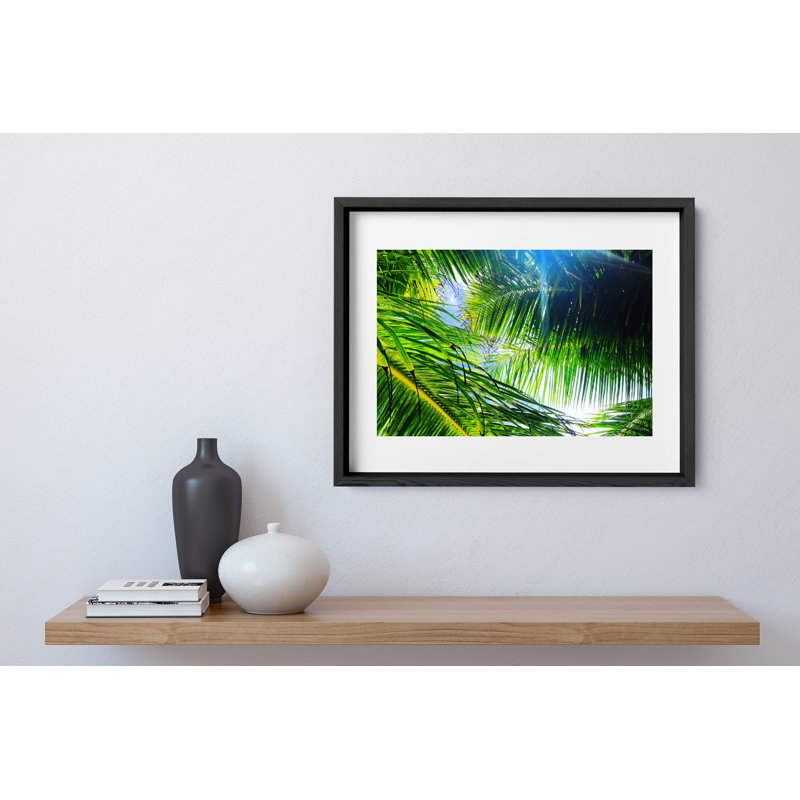 Light Breeze Print by Joseph Regan, 14" H x 16" W x 0.75" D, Black
