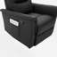 Fauteuil inclinable pivotant à bascule avec fonction de massage, fauteuil de chambre de bébé rembourré avec poche latérale-36296697