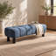 Repose-pieds de 62,53 po avec cadre en bois hybride Blue Boucle
