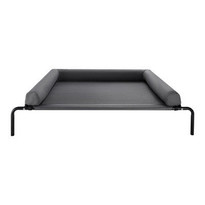 XL Elevated Dog Bed with Pillow, Cooling Mesh & Steel Frame