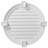 Round Gable Vent with Keystones, Functional