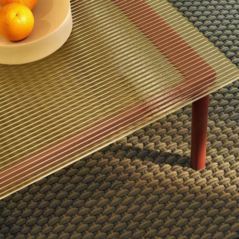 Lace Indoor / Outdoor Rug, Rectangle 8'2" x 11'6"