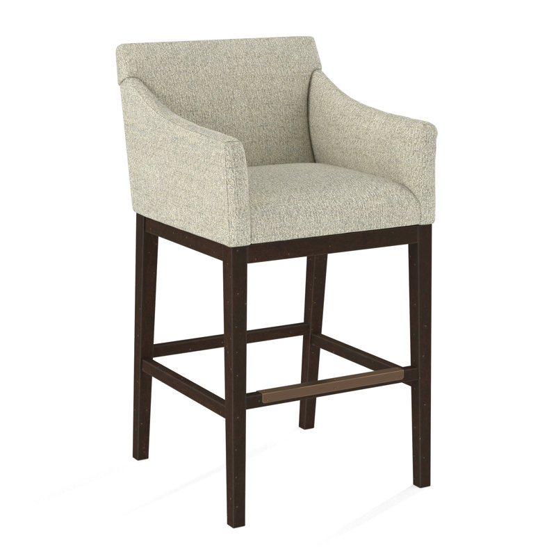 Upholstered Stool, 61612-74, Black