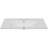 Wenty 18.03'' White Ceramic Rectangular Bathroom Sink