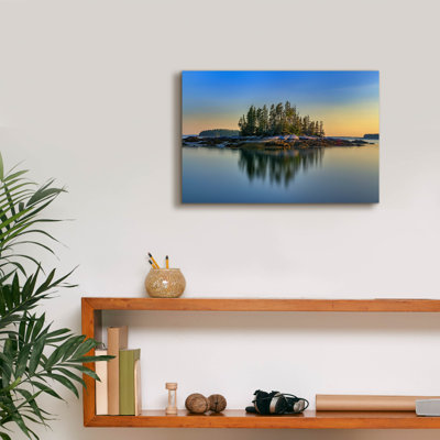 'Weir Island Maine' by Rick Berk Canvas Wall Art