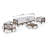 Sklar 6 - Person Patio Conversation Set with Cushions-1316252538