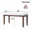 Banc de style Mid-Century moderne de 38 pouces avec siège rembourré en lin beige et pieds en bois d'hévéa massif pour l'extrémité de la chambre à coucher, le couloir et la salle à manger-785440403