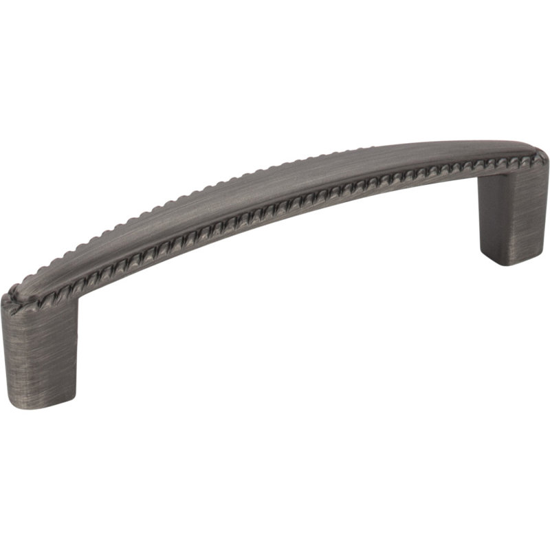 Lindos 3 3/4" Center to Center Arch Pull, Brushed Pewter