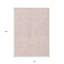 Tapis intérieur lavable abstrait 10 pi x 14 pi rose