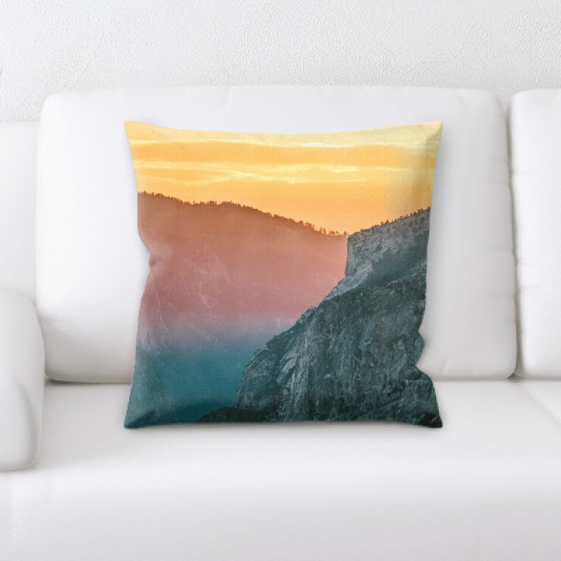 Microsuede Reversible Throw Pillow