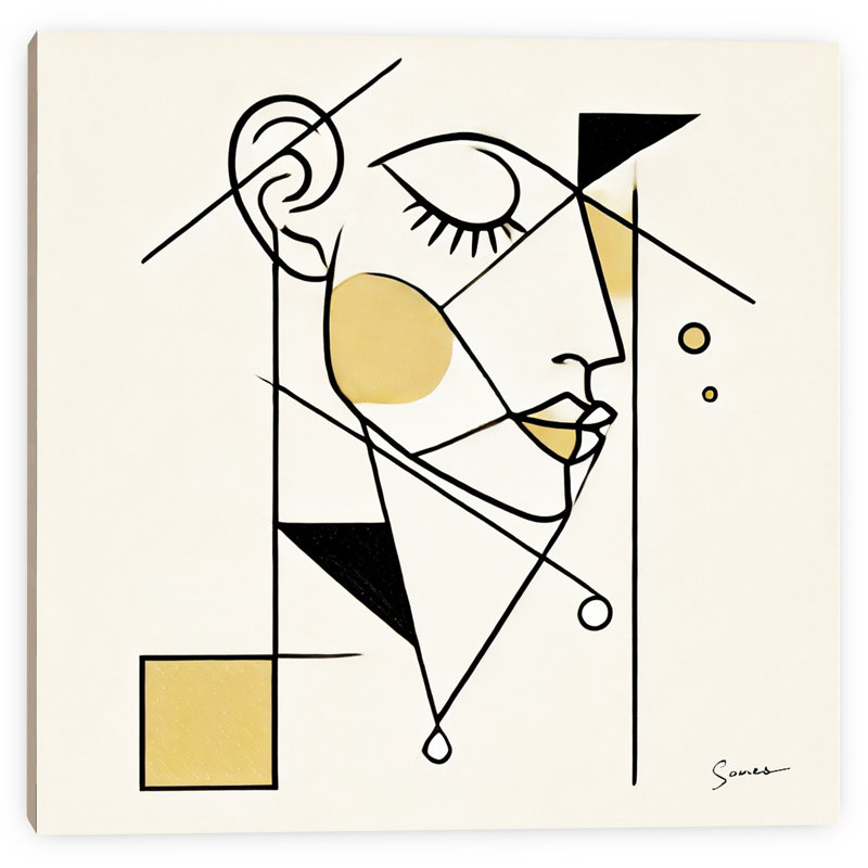 «Chanel Muse», art mural sur toile tendue avec un parfum emblématique, H 20 po x l 20 po