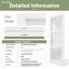 Frosted Glass 3-Lite Slab Solid Manufactured Wood Core Standard Door-93547389