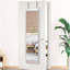 Miroir de porte argenté 47 po x 14 po (W2203P182160)-727103510