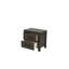 Mobilier de chambre à coucher - Table de chevet simple avec tiroirs - Table de chevet, bois massif, 1 pièce seulement