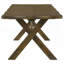 Table de salle à manger Carbon Knotty Nutmeg