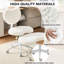 Chaise de méditation Plus, chaise de bureau à pieds croisés avec roues et support lombaire, tabouret réglable Fidget - Teddy-115194029-122720399