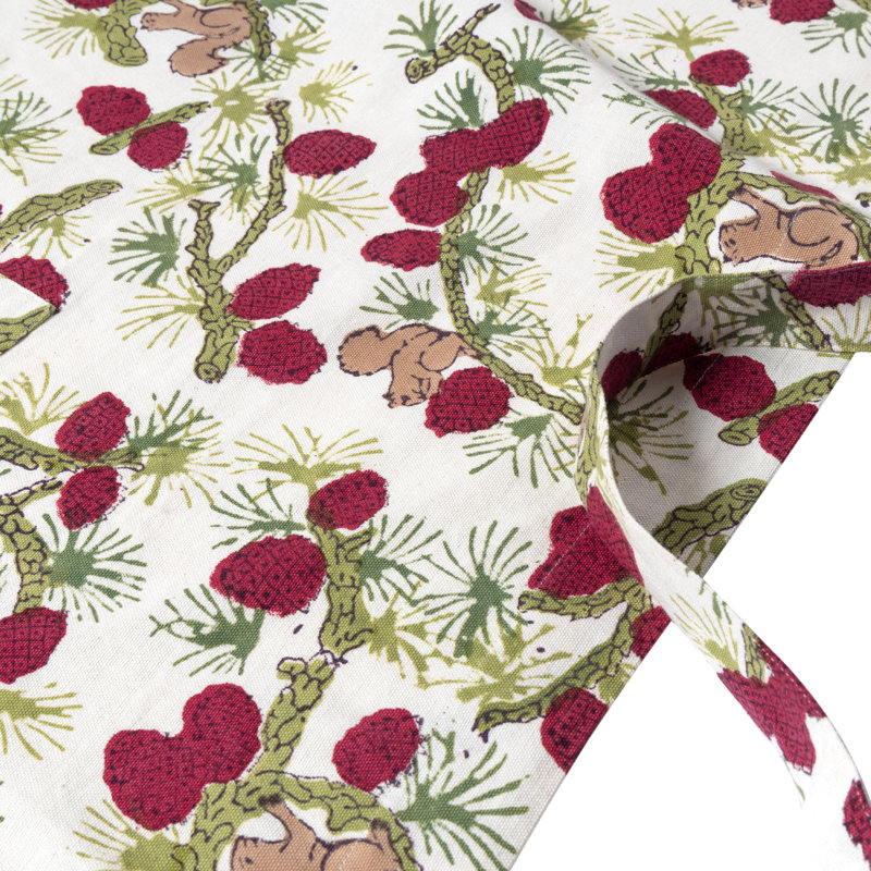 Floral Cotton Apron