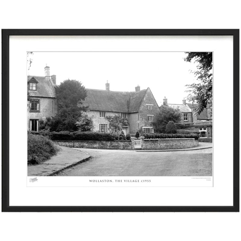 Wollaston, The Village C1955 - Single Picture Frame Print, 40cm H x 50cm W x 2.3cm D