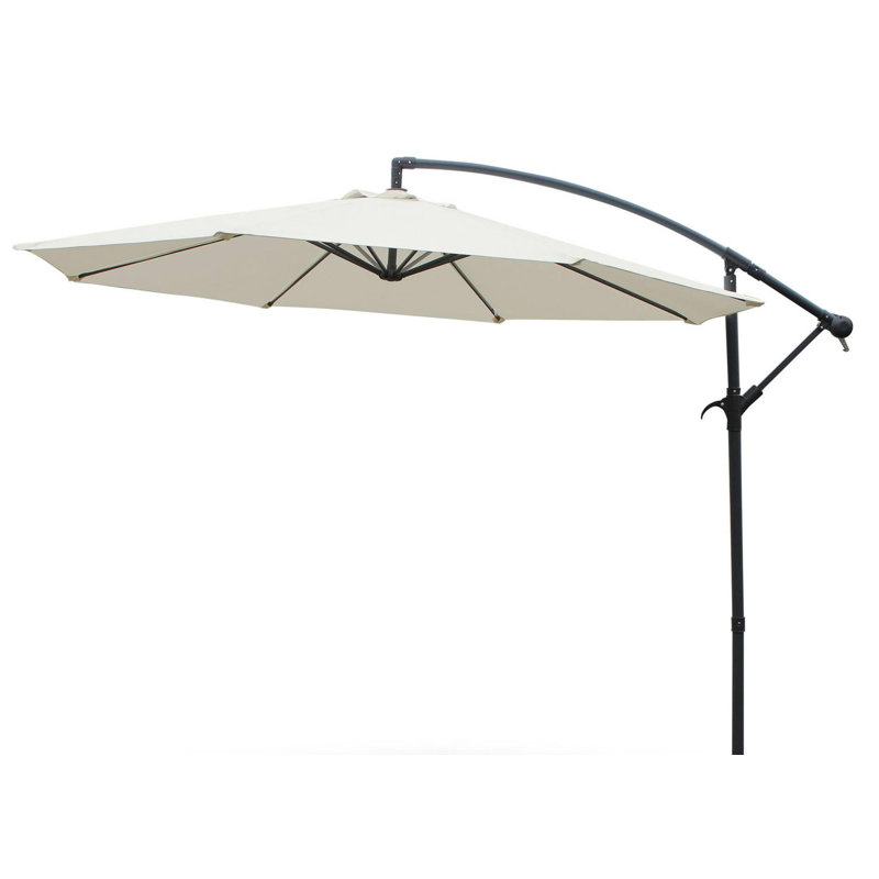 Nia 300cm Cantilever Parasol, Off White
